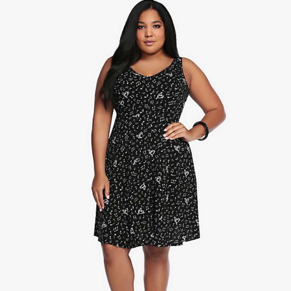 NWOT Torrid Music Note Dress